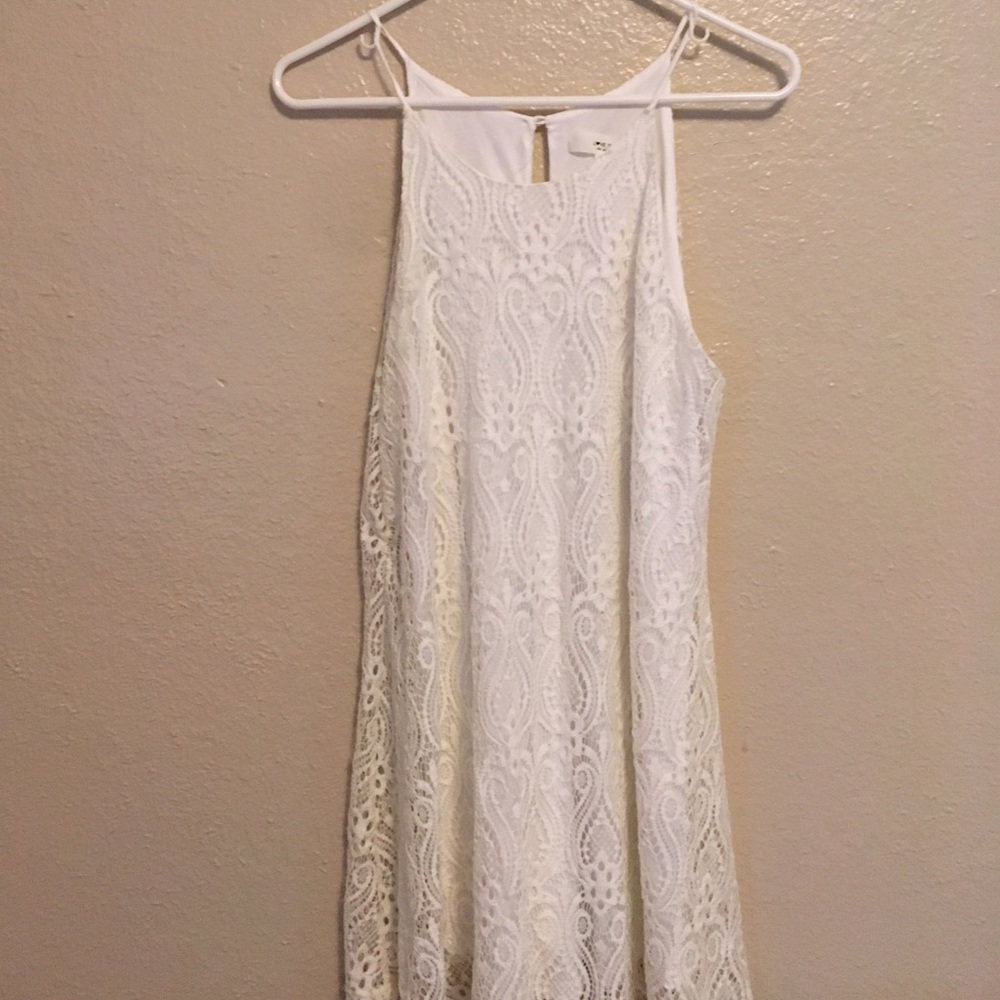 Love tree  white maxi dress.